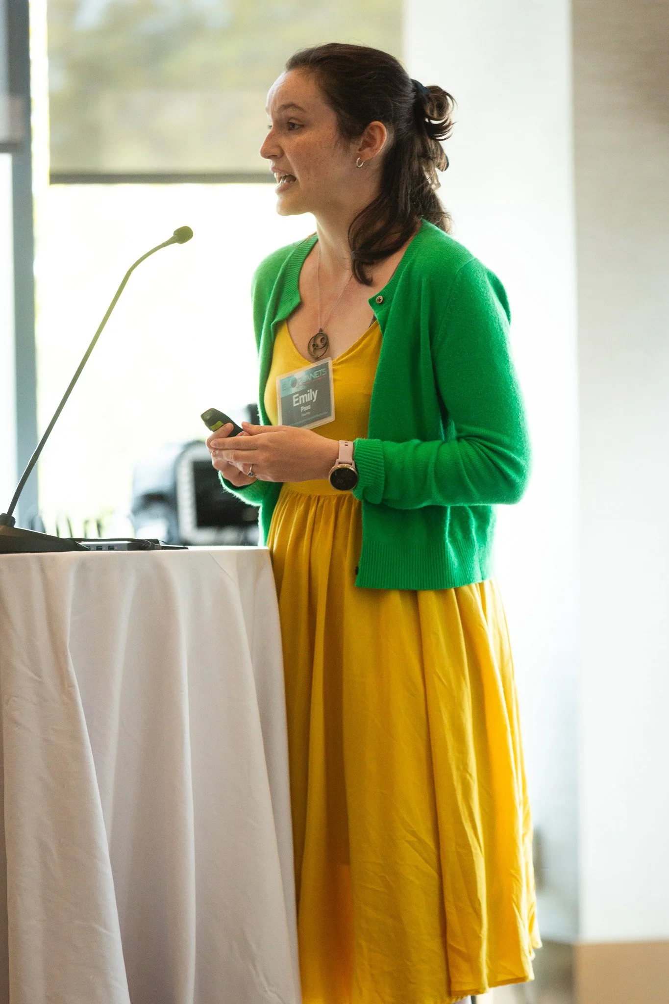 Emily gives a talk at the 2023 GMT conference on exoplanets